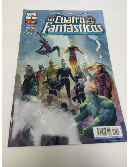 8-9-47320-1-Coleccionismo vintage MARVEL 4 fantasticos No. 3