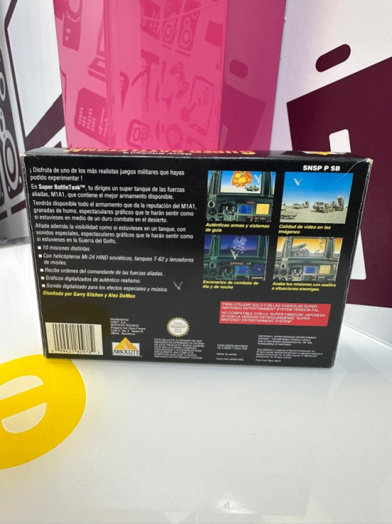 9-9-70550-2-Videojuego SNES Super Battletank