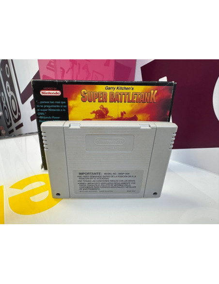 9-9-70550-5-Videojuego SNES Super Battletank