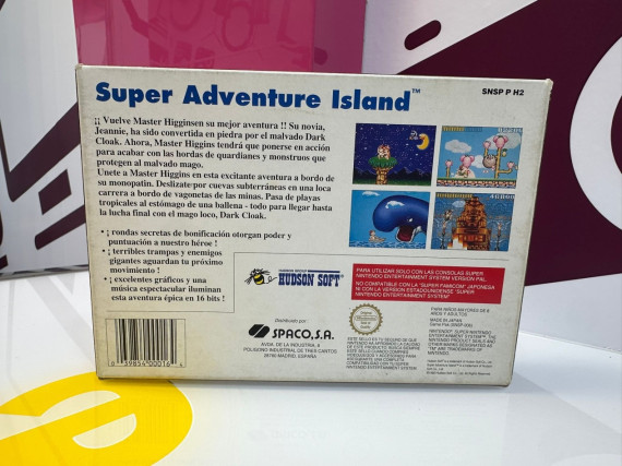 9-9-70548-2-Videojuego SNES Super Adventure Island