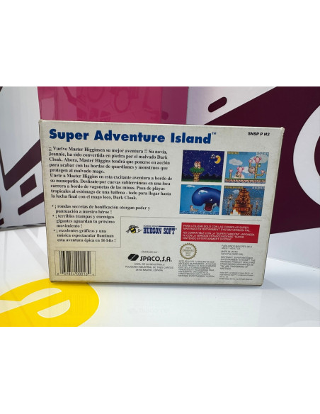9-9-70548-2-Videojuego SNES Super Adventure Island