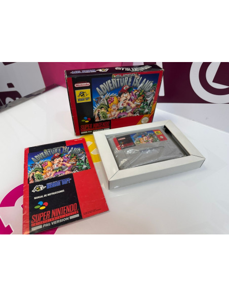 9-9-70548-3-Videojuego SNES Super Adventure Island