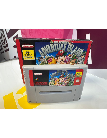9-9-70548-4-Videojuego SNES Super Adventure Island