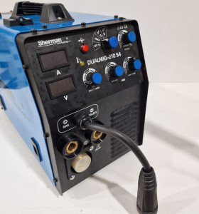 1-1-243174-1-Soldador Sherman DUALMIG 210 S4 MIG MAG TIG Soldadura Inverter Soldadora 200 Amp Gasless FLUX 
