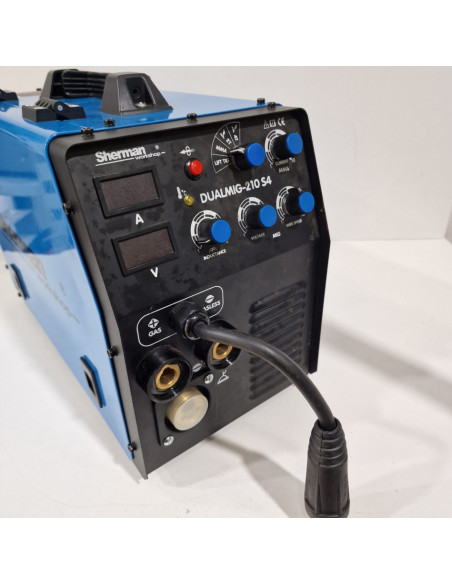 1-1-243174-1-Soldador Sherman DUALMIG 210 S4 MIG MAG TIG Soldadura Inverter Soldadora 200 Amp Gasless FLUX 