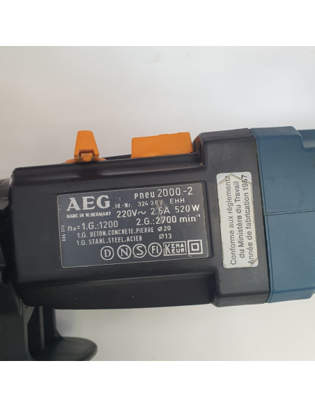 1-1-258183-3-Taladro Electrico Aeg Pneumatic 2000-2 Azul