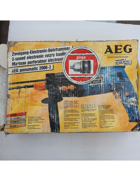1-1-258183-4-Taladro Electrico Aeg Pneumatic 2000-2 Azul