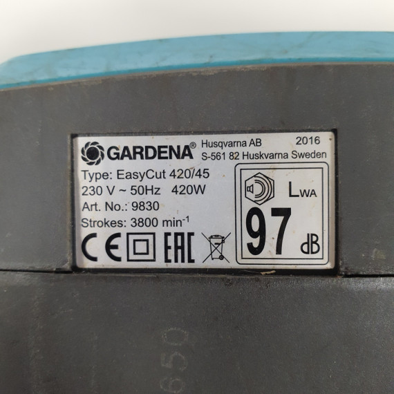 1-1-249652-3-Cortasetos Gardena 09830-20 Tijeras Cortasetos Eléctricas EasyCut 420 45 