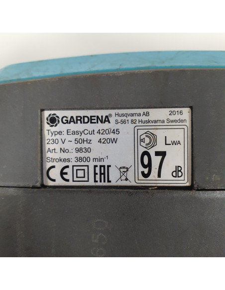 1-1-249652-3-Cortasetos Gardena 09830-20 Tijeras Cortasetos Eléctricas EasyCut 420 45 