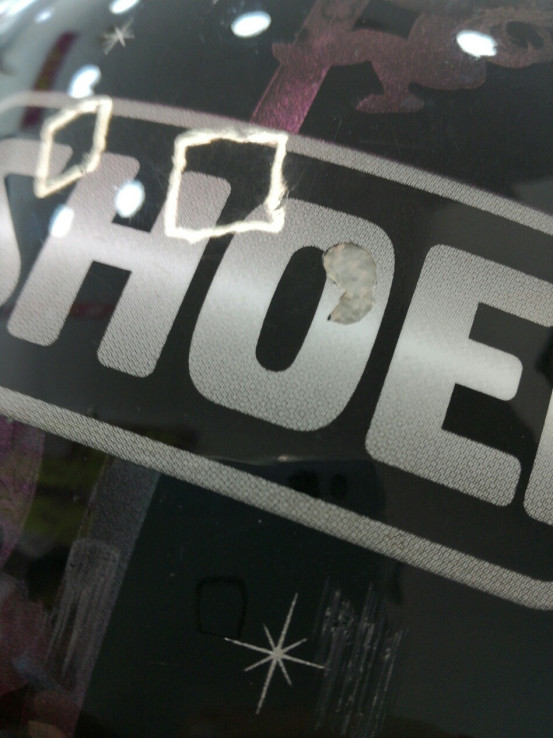 1-1-156627-4-Casco Shoei Xr 1000 Con visera antibao y calota Talla M