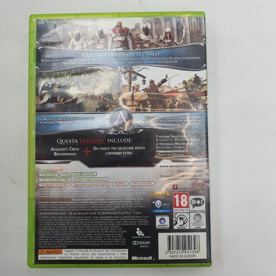 1-1-253734-2-Videojuego Xbox 360 Assassin S Creed Brotherhood Xbox 360 