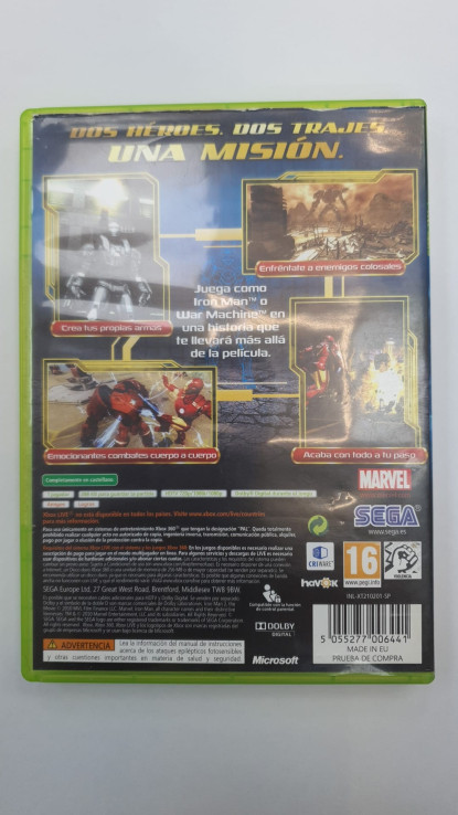 1-1-254008-2-Videojuego Xbox 360 Iron Man 2