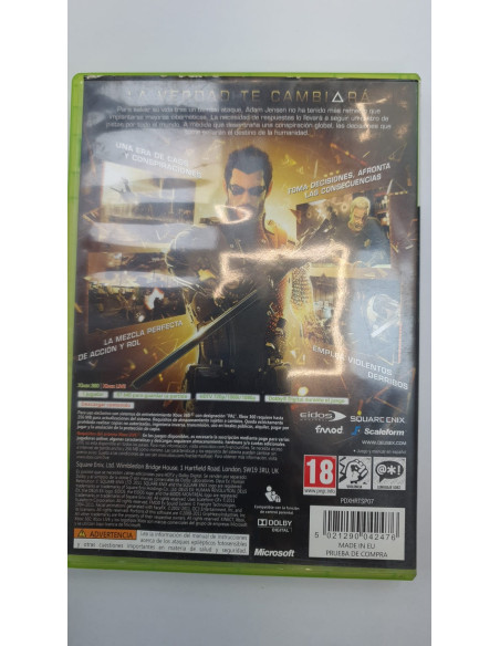 1-1-254014-2-Videojuego Xbox 360 Deus Ex Human Revolution
