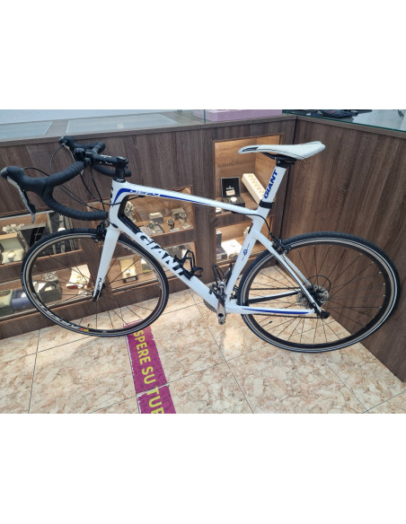 1-1-260523-1-Bicicleta Carretera Giant Def 9 Blanca Carbono Talla L