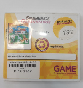 1-1-206610-1-Videojuego Nintendo DS Mi hotel para mascotas.