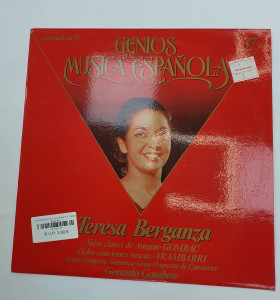 1-1-217987-1-Vinilo Genios de la musica española : Teresa Berganza