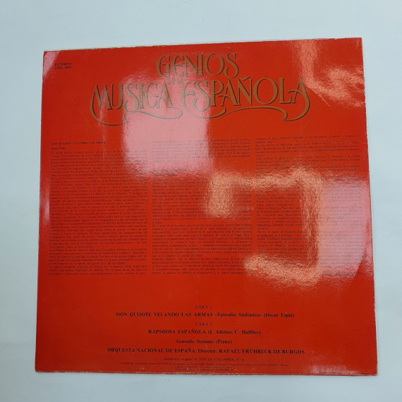 1-1-218065-2-Vinilo Genios de la musica española : Esplá