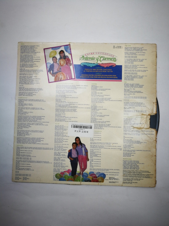 1-1-235362-2-Vinilo Antonio y Carmen Entre cocodrilos 