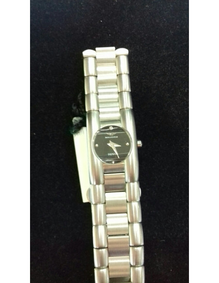 1-1-77359-1- sandoz reloj de mujer acero cristal zafiro sin uso 