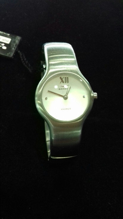1-1-81293-1-sandoz reloj acero cristal zafiro 50m impermeable sin uso