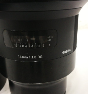 1-1-205324-1-Objetivo Gran Angular 14mm 1.8 Sigma Para Sony Emount  2
