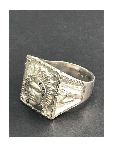 1-1-149897-2-Anillo plata jefe indio cuadrado