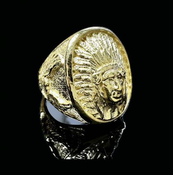 1-1-149899-6-Anillo plata jefe indio grande Ovalado