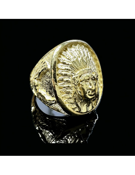 1-1-149899-6-Anillo plata jefe indio grande Ovalado