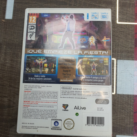 1-1-198973-2-Videojuego Wii The Black Eyed Peas Experience