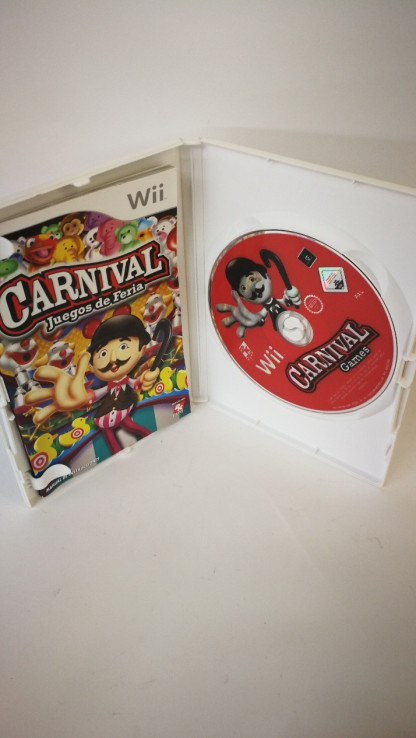 1-1-229304-2-Videojuego Wii Carnival Games (Juegos de Feria)