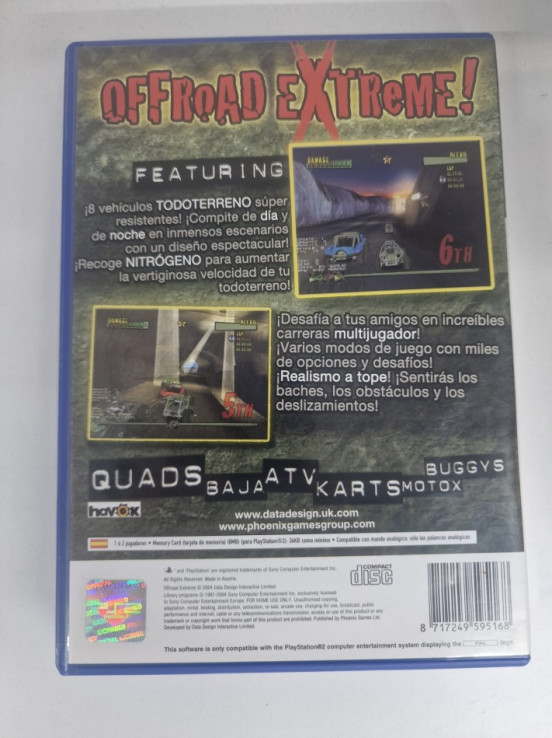 1-1-239266-2-Videojuego PS2 Offroad Extreme 