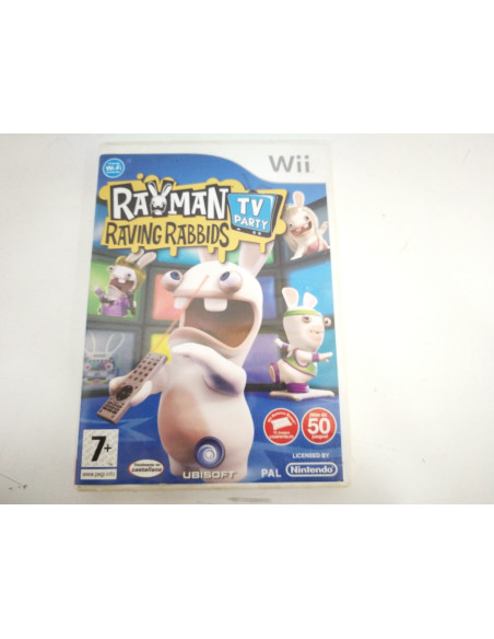 1-1-189637-1-Videojuego Nintendo Wii Rayman Raving Rabbids