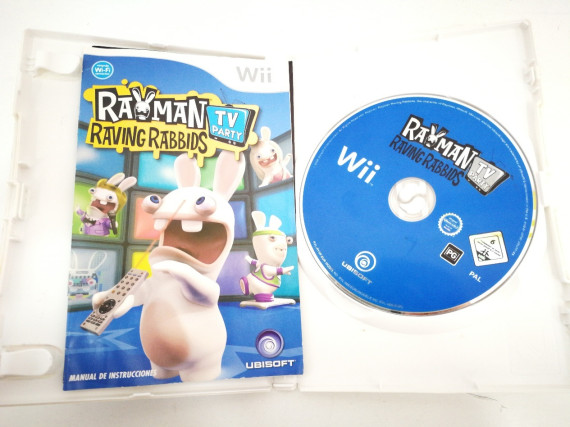 1-1-189637-2-Videojuego Nintendo Wii Rayman Raving Rabbids