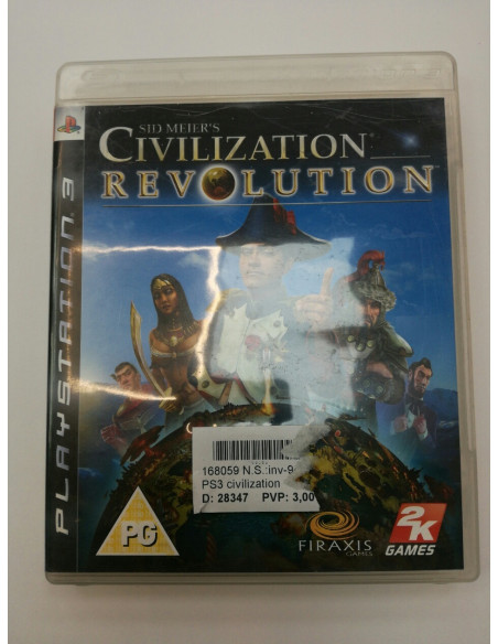 1-1-250731-1-Videojuego PS3 civilizacion revolution