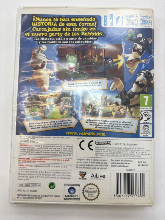 1-1-261030-3-Videojuego Wii Raving Rabbids Regreso Al Pasado