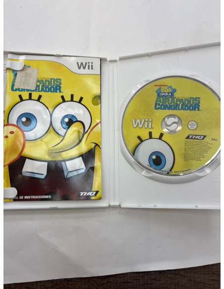 1-1-261027-2-Videojuego Wii Bob Esponja Atrapados En El Congelador