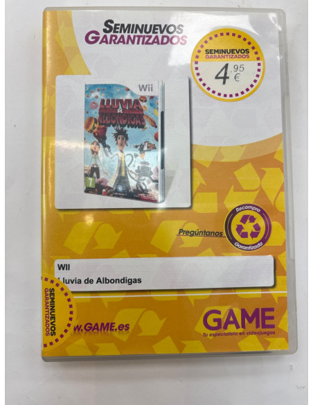 1-1-261028-1-Videojuego Wii Lluvia De Albondigas