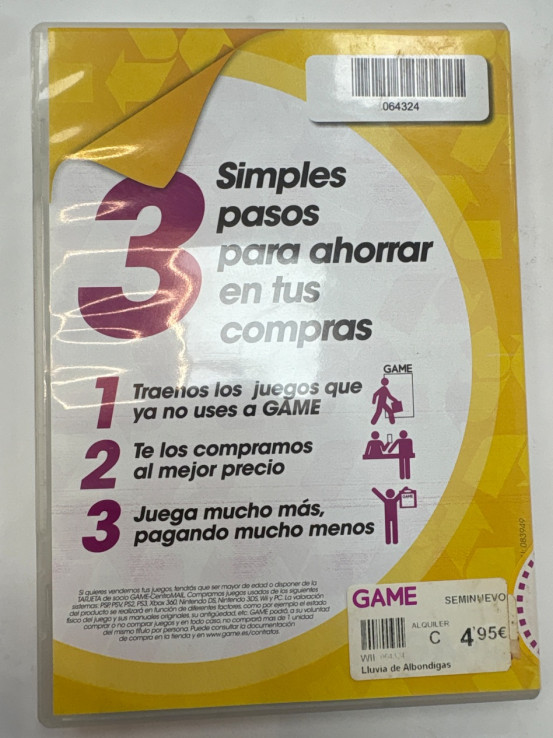 1-1-261028-4-Videojuego Wii Lluvia De Albondigas