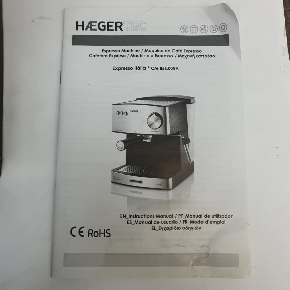 1-1-261498-5-Cafetera Espresso Haeger Italian Pump