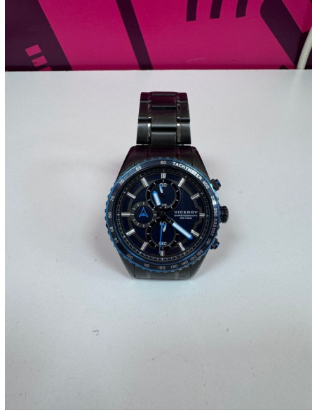 7-7-80690-3-Reloj Pulsera Premium Caballero Reloj Viceroy Magnum Crono Ip Gris 