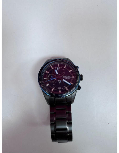 7-7-80690-5-Reloj Pulsera Premium Caballero Reloj Viceroy Magnum Crono Ip Gris 