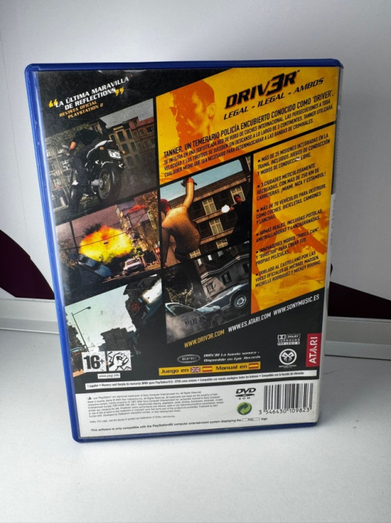 9-9-71474-3-Videojuego PS2 Driv3r