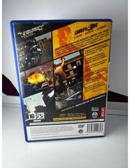 9-9-71474-3-Videojuego PS2 Driv3r