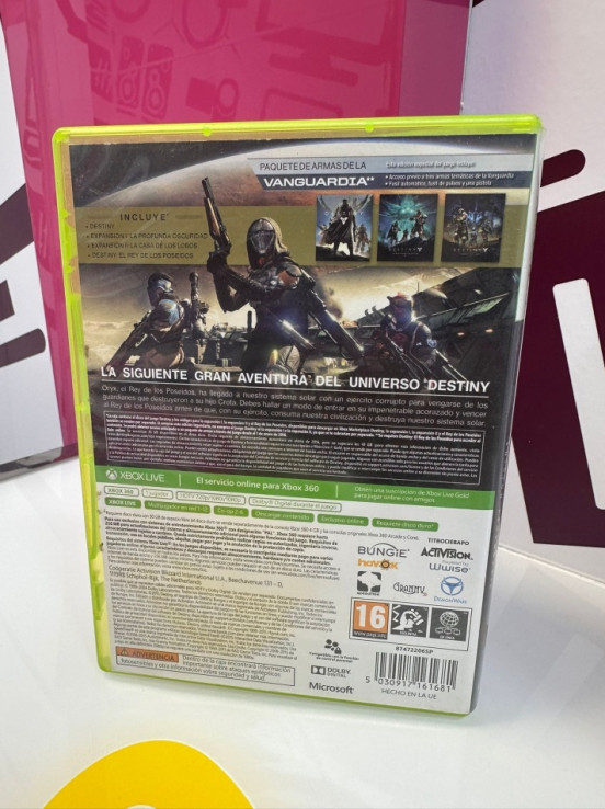 9-9-69348-3-Videojuego Xbox 360 Destiny El Rey de los Poseídos