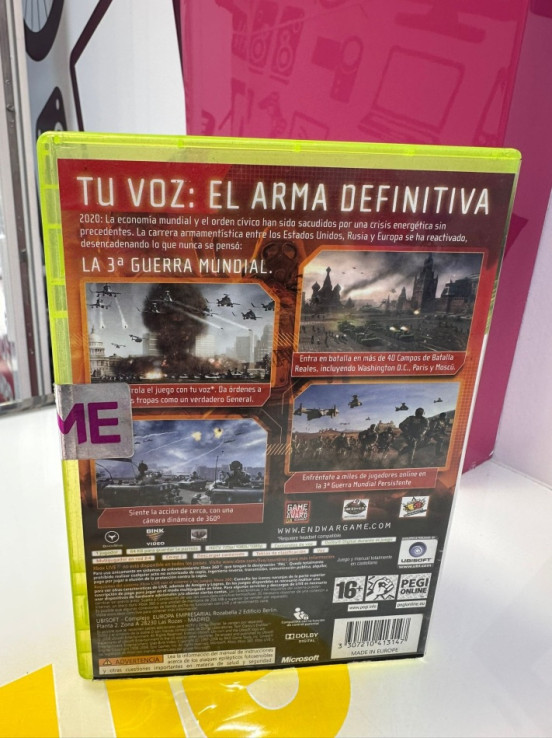 9-9-72515-3-Videojuego Xbox 360 Tom Clancys Endwar