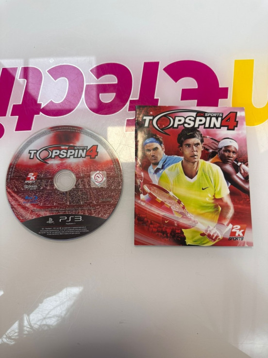 9-9-72520-2-Videojuego Ps3 Topspin 4 (sin caratula)