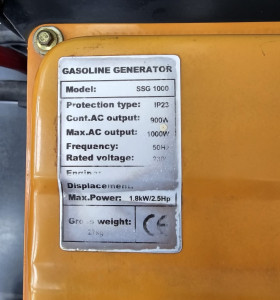 8-8-71272-1-Generador Electricidad Schwarzbach SSG 1000 1000W  2