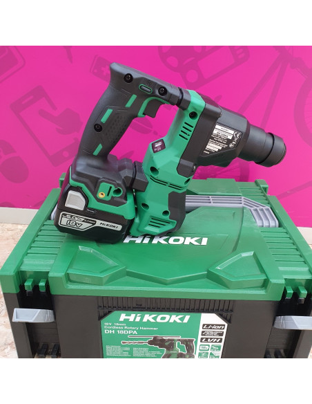 1-1-259821-2-Martillo A Bateria Hikoki DH 18DPA 230V 2 Baterias (Sin Uso)