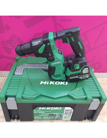 1-1-259946-1-Martillo A Bateria Hikoki DH 18DPA 230V 2Baterias (Sin Uso)