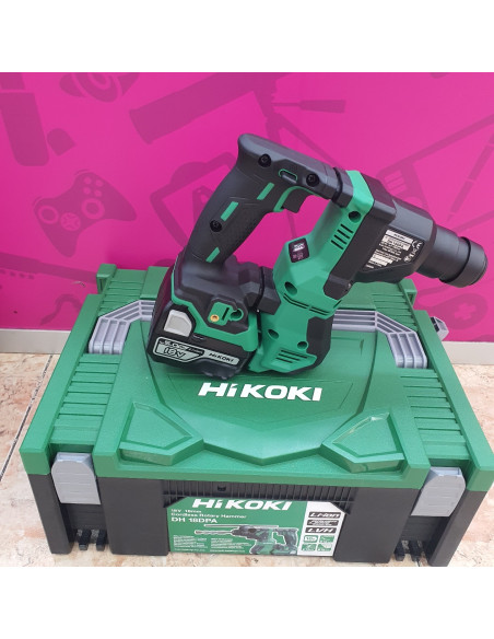 1-1-259946-2-Martillo A Bateria Hikoki DH 18DPA 230V 2Baterias (Sin Uso)